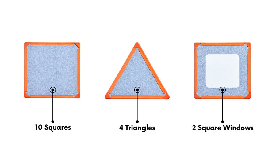 🏠Montessori - Le Petit Ensemble (16 panneaux)